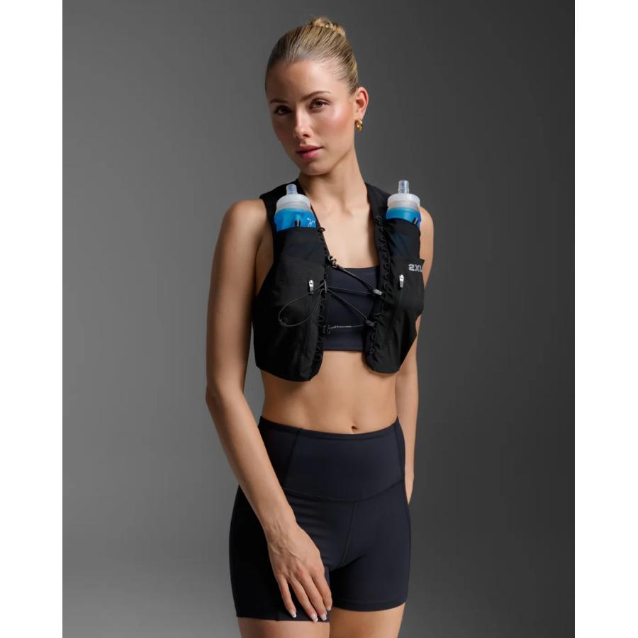 2XU ブラック ナイロン ランニングベスト サイズXS □ 公式 □ 2XU/ツータイムズユー ランニングタイツ MA3849bBNRO