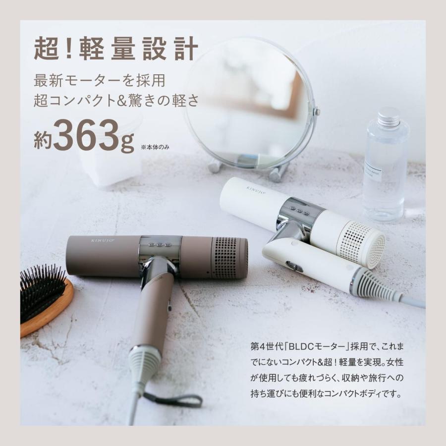KINUJO Hair Dryer 絹女 キヌージョ ヘアドライヤー ホワイト KINUJO Hair Dryer 絹女 キヌージョ ヘアドライヤー ホワイト
