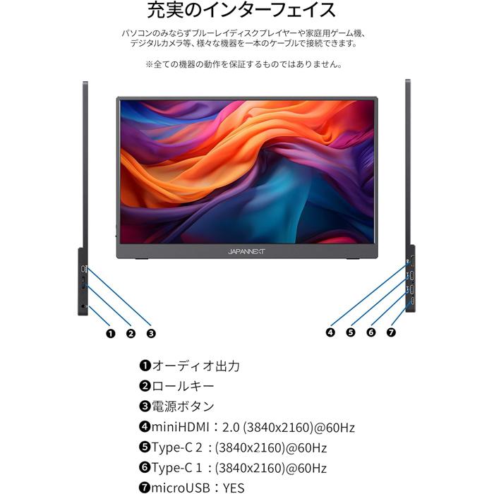 JAPANNEXT（ジャパンネクスト） JAPANNEXT 17.3インチ モバイル
