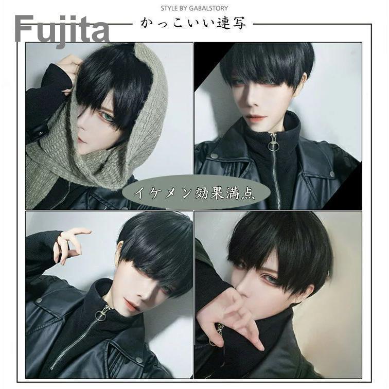 高級ウィッグ新品(メンズ顔)5個セット Amazon.co.jp: Aisiqueensウィッグ ショート メンズ センター