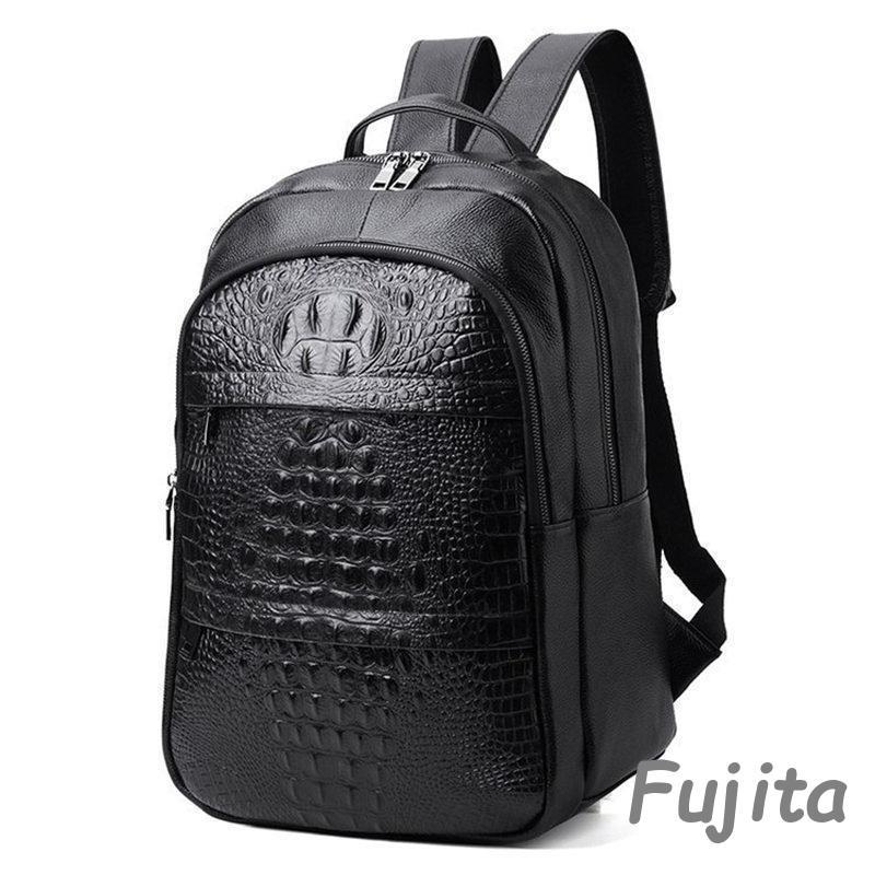 クロコダイル柄 牛革リュック　三越　定価4万５千円‼️半額‼️ クロコダイル リュック 『クロコダイル保証書付き』 4FA