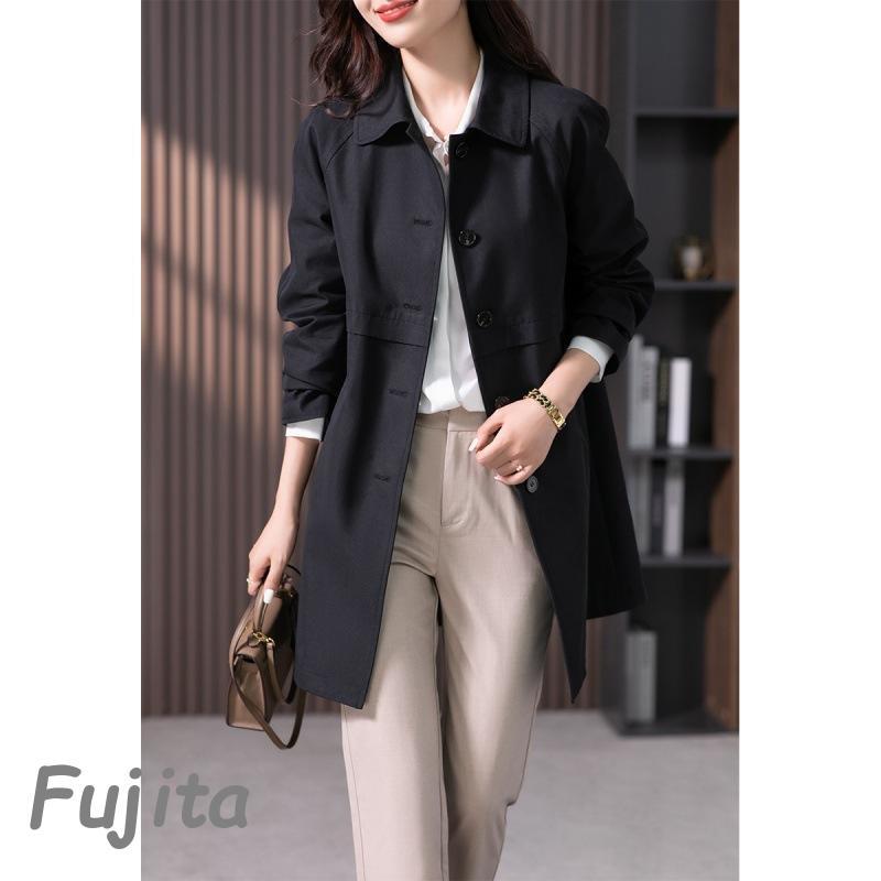 ハザマ 経年真価のトレンチコート　ダブル　金ボタン　リネンデニム　スプリング 楽天市場】トレンチコート ダブルボタン ロングコート