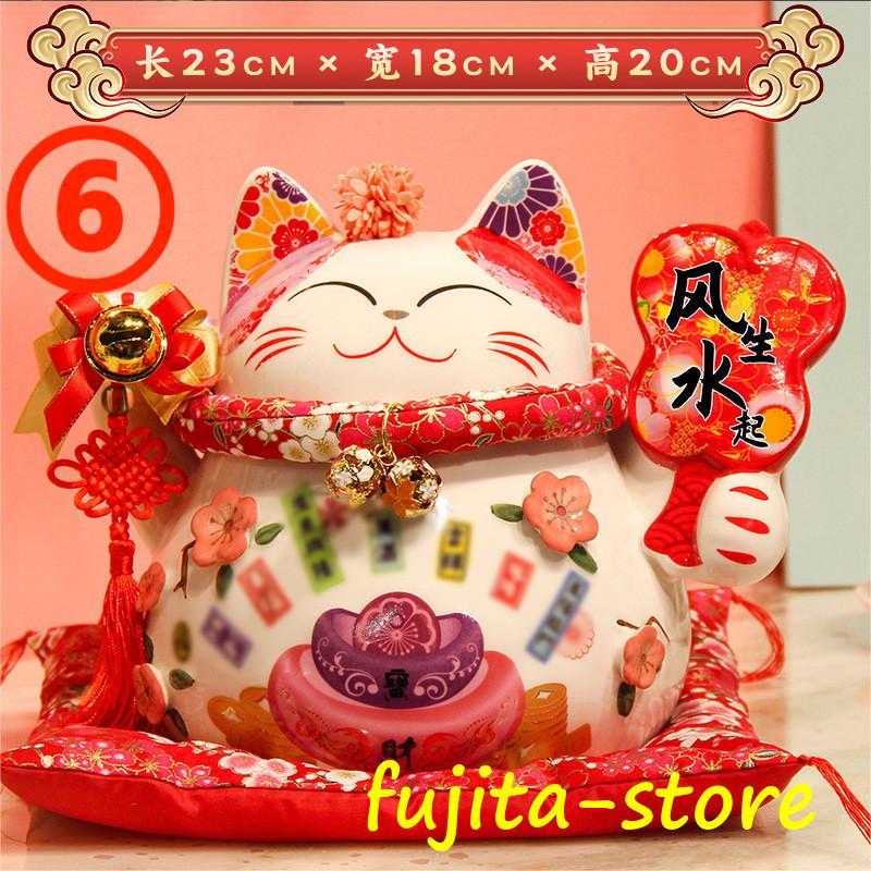 招き猫　陶器　置物　新品 Amazon.co.jp: ご縁猫 ジュエリーキャット(S-SIZE 白 White