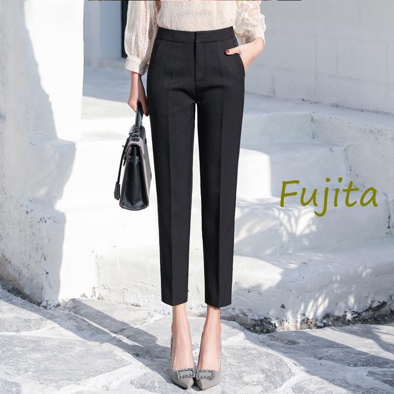 新品☆Sテーパード9分丈パンツスーツ黒無地ストレッチお仕事フォーマル◯G544 新品☆Sテーパード9分丈パンツスーツ黒無地ストレッチお仕事