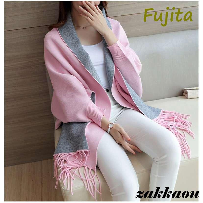 ストール ショール マフラー ポンチョ風 カーディガン風