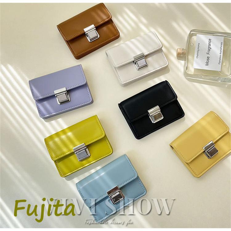 レディース 財布 ＰＵレザー シンプル 使いやすい おしゃれ コンパクト 軽量 持ちやすい カラー 豊富 かぶせ｜fujita-store｜12