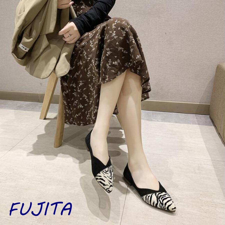 パンプス ローヒール レディースぺたんこ靴｜fujita-store｜10