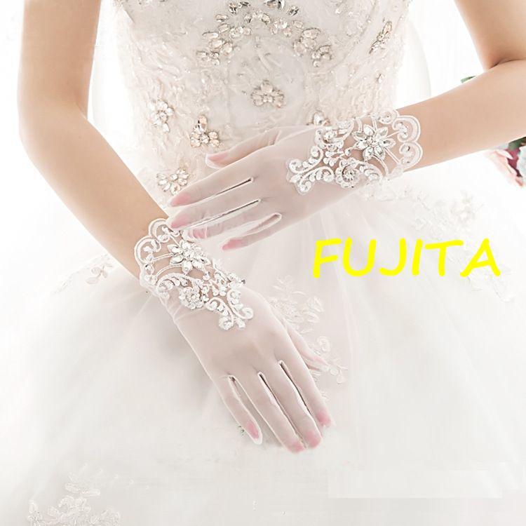 結婚式 新郎小物セット、新婦レースグローブ ウェディンググローブ 花嫁 結婚式 レース手袋 花柄 レース