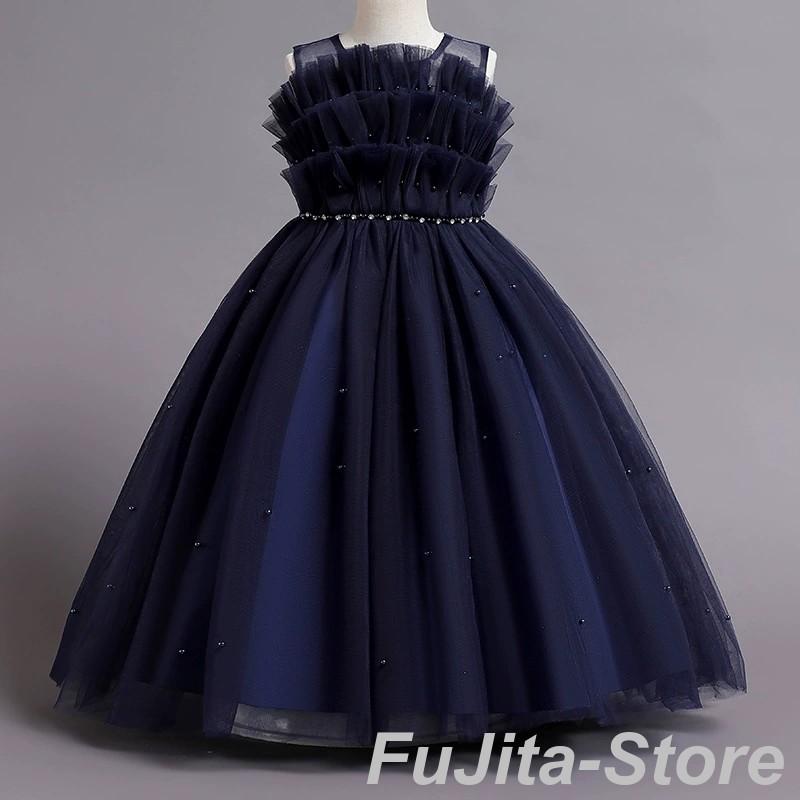 子供ドレス ロング 黒 発表会ドレス ワンピース ドレス 結婚式 ホワイト 170 160 150 キッズ  ワインレッド ピアノシャンパン  ピンク | ブランド登録なし | 08