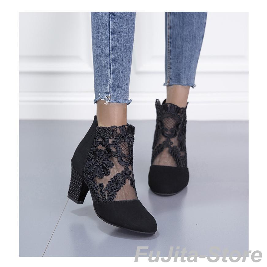 サンダル サマーブーツ 黒 レディース ブーツサンダル 大きい