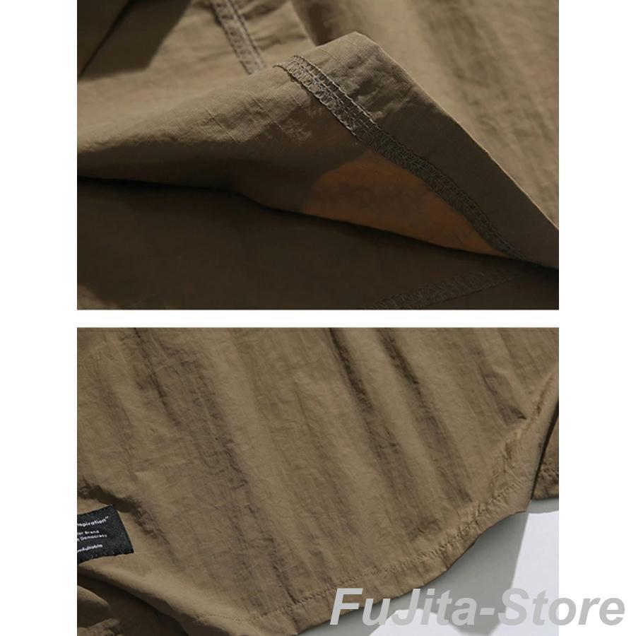 ハーフジップ 半袖 シャツ メンズ ゴルフウェア ジップシャツ