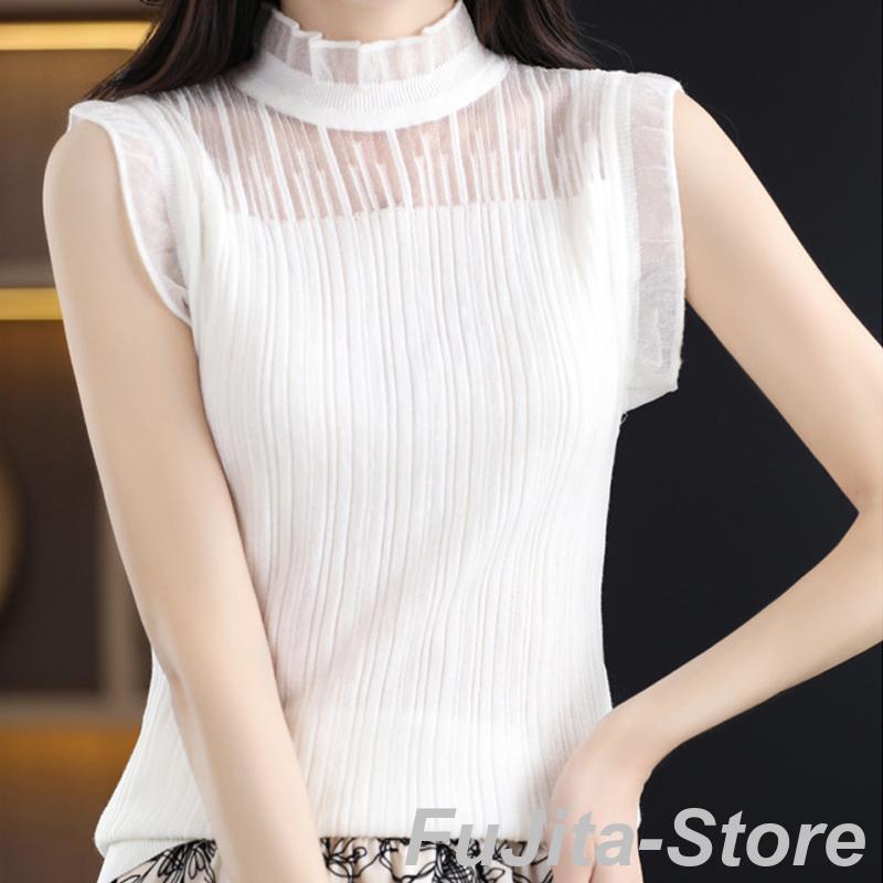 CHANEL クリーム色 タートルネック ノースリーブ 丈58cm タートルネックノースリーブ | レディースファッション通販 - DHOLIC