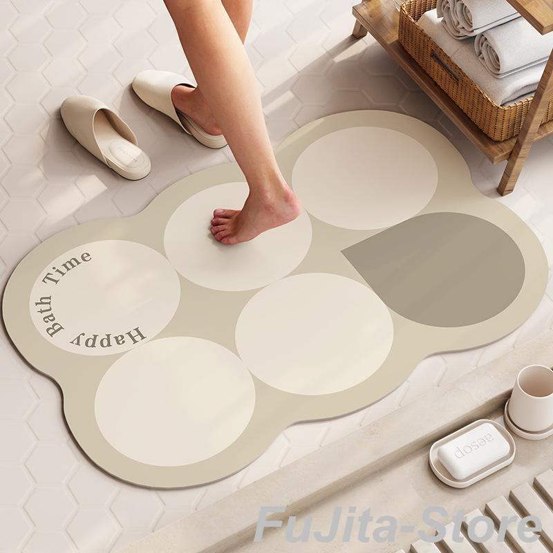 珪藻土バスマット - 吸水速乾・柔らかい肌触り・滑り止め Amazon | 珪藻土バスマット ソフト 珪藻土マット 柔らかい 速乾