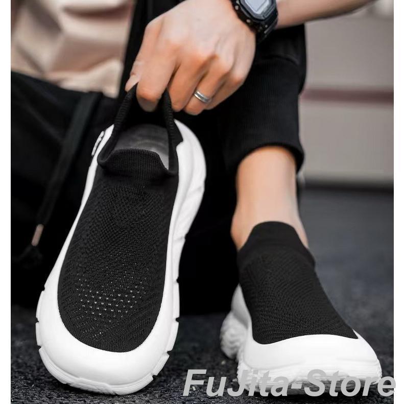 スリッポン メンズ ニットスニーカー ニットシューズ スニーカー