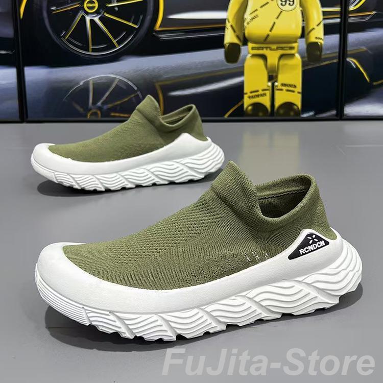 スリッポン メンズ ニットスニーカー ニットシューズ スニーカー