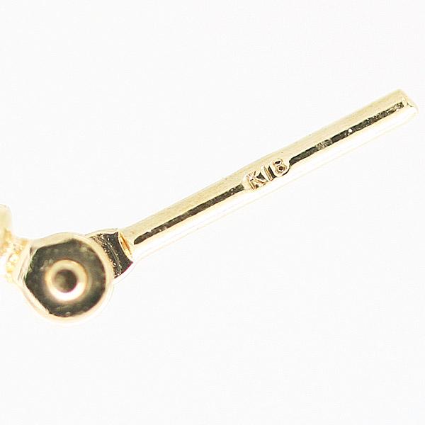 片耳用 18金イエローゴールド K18YG ワッカ フープピアス 2mm×10mm 日本製 ニッケルフリー 2mm-10mm MD_5