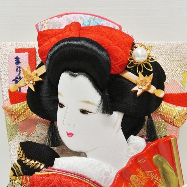 本日価格！！ 羽子板飾り 金襴押絵羽子板 まり飾り 13号 ガラスケース（KT‐13）セット【初正月 正月飾り 初孫】 【PE2102836744】(74026円)
