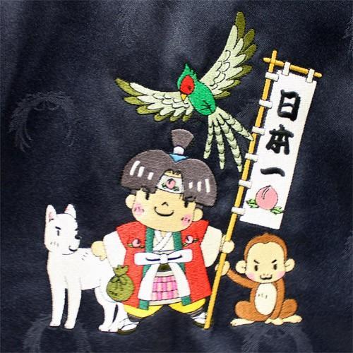 陣羽織 桃太郎 ズボン はちまき スタンド付き 地模様入りの豪華生地使用 5 H1002 藤田人形ヤフー店 通販 Yahoo ショッピング