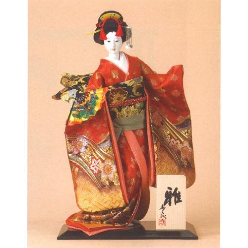 SALE／77%OFF】 日本人形 尾山人形 寿喜代作 雅 金らん 扇 10号 caslog