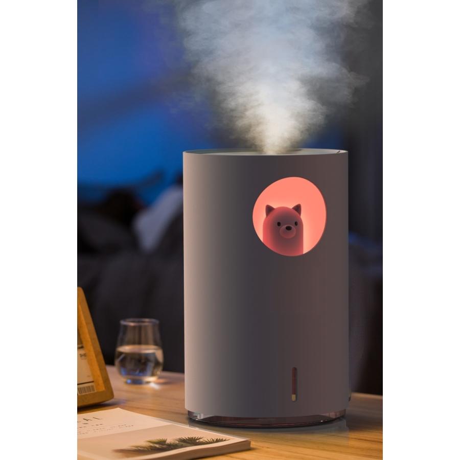 USB加湿器 おしゃれ LEDライト 静音 卓上加湿 DMK-107 : よっしーNET