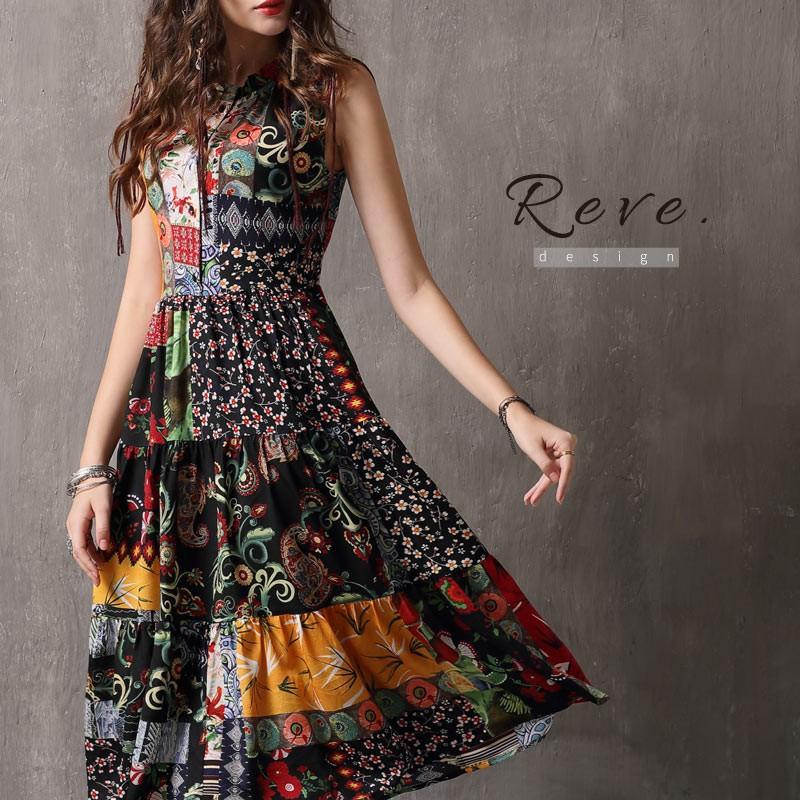 ワンピース レディース ボヘミアン Aライン ボヘミアン風 花柄 リゾート ワンピ フリル ロング丈 ボヘミアンワンピ A105 A105 ウィッグ コスプレ 仮装の富士達 通販 Yahoo ショッピング