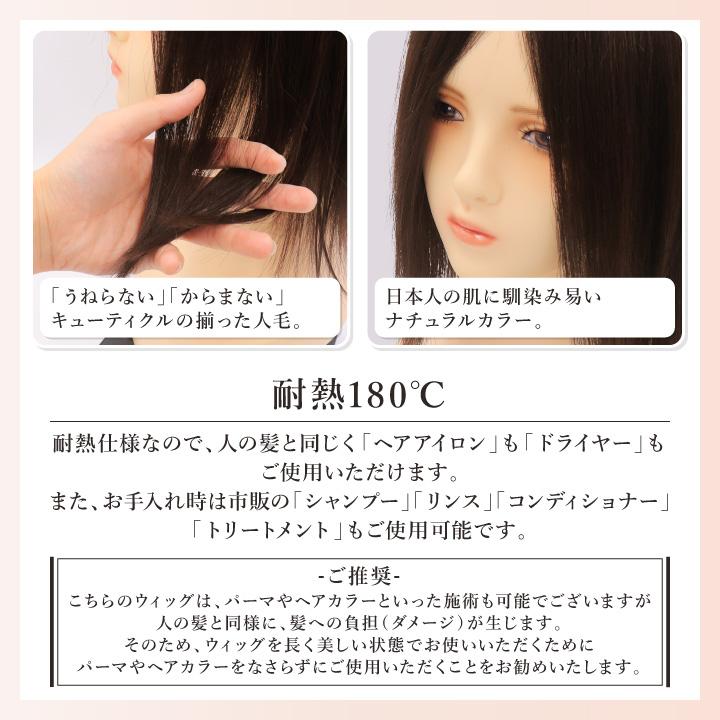 TefuRe（テフリ） 【送料無料】医療用ウィッグ カット前 小さめ 大きめ