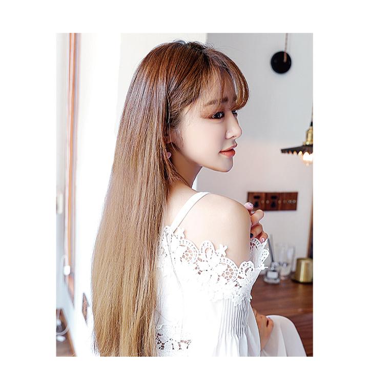 送料無料 襟足ウィッグ 自然 ロング カール ウェーブ 巻き髪 エクステ 茶髪 耐熱 コスプレ ナチュラリーvariesエクステンション |  | 05