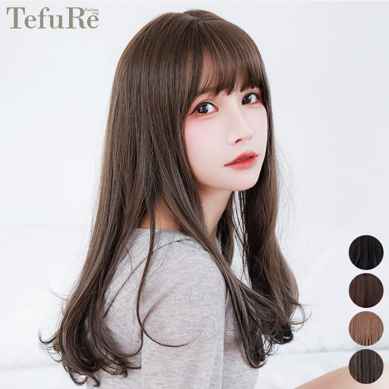 TefuRe 「ピュアロングカール」 ウィッグ ロング カール ウェーブ 自然 