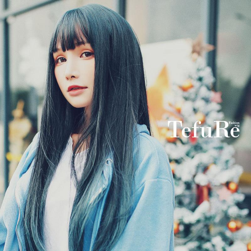 ウィッグ ロング セミロング ストレート レディース グラデーション 女性 かつら 自然 髪 ブラック 黒 ブルー 耐熱 魅惑の青髪 ダルトーンロング C ウィッグ コスプレ 仮装の富士達 通販 Yahoo ショッピング