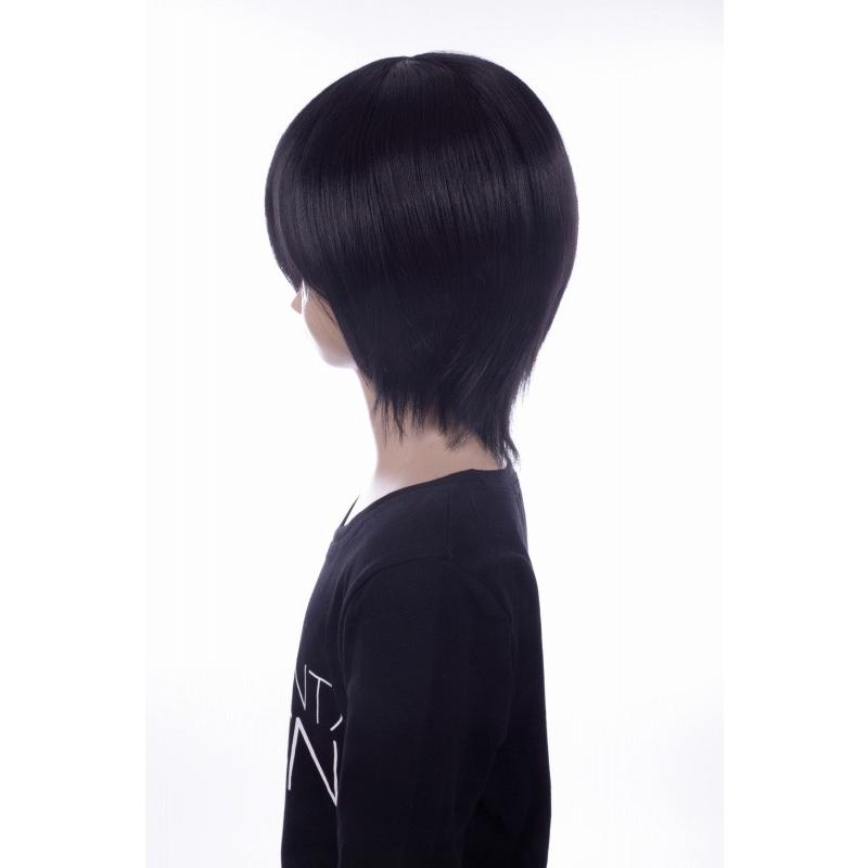 税込 送料無料 ウィッグネットプレゼント ウィッグ ショート フルウィッグ ボブ ウイッグ コスプレ 男装 かつら ピュアブラック 1 Materialworldblog Com