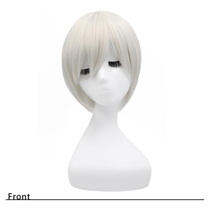 ウィッグ コスプレ ショート 男装ウィッグ フルウィッグ コスプレウィッグ 白 白髪 短髪 かつら ショート サンドホワイト E02 Ow 063 ウィッグ コスプレ 仮装の富士達 通販 Yahoo ショッピング