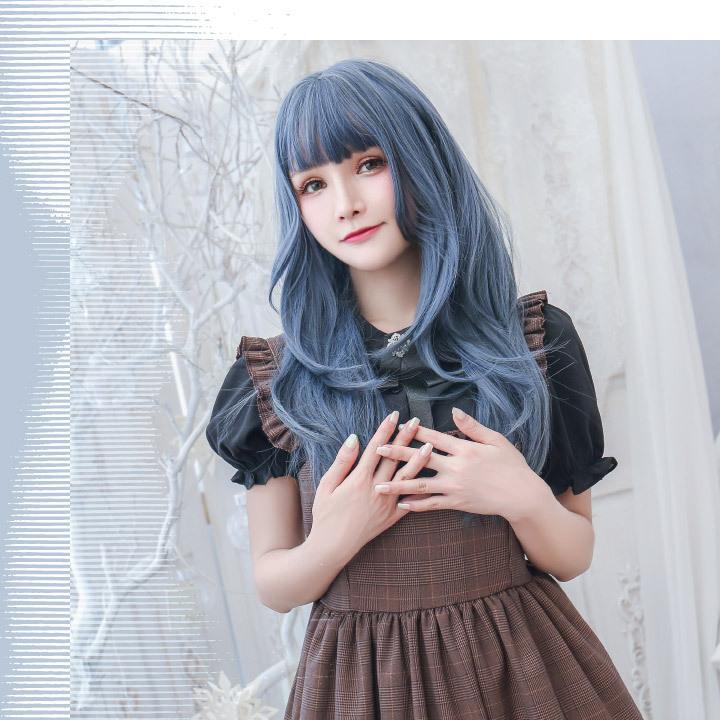 ウィッグ ロング ストレート レディース 女性 かつら ヘア 自然 髪 ブルー 青髪 耐熱 シャギー Vライン ハイレイヤーロング マーメイド アウトレット F 1865 Out ウィッグ コスプレ 仮装の富士達 通販 Yahoo ショッピング