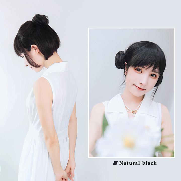 送料無料 お団子ウィッグ 小さめ お団子クリップ エクステ ミニお団子