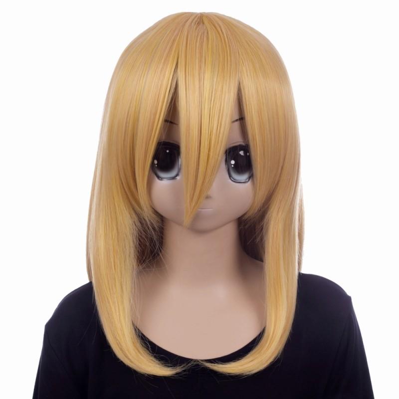 ハロウィン ウィッグ ロング フルウィッグ セミロング ウイッグ コスプレ 女装 男装 かつら 耐熱 富士達 ミディアム クロムイエロー Ow 013 Md40 Ow 013 ウィッグ コスプレ 仮装の富士達 通販 Yahoo ショッピング