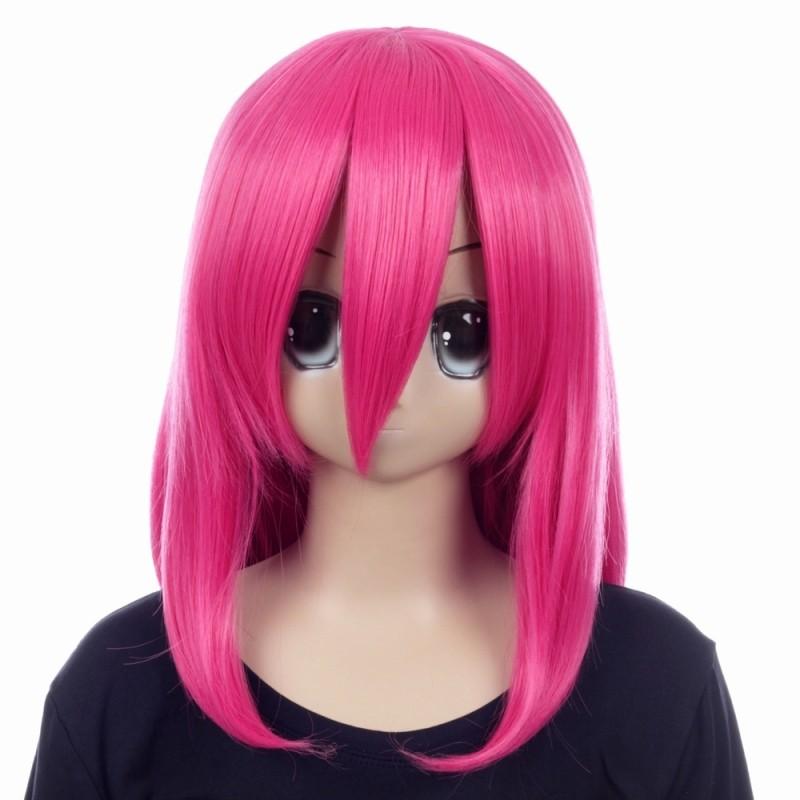 ハロウィン ウィッグ ロング フルウィッグ セミロング ウイッグ コスプレ 女装 男装 かつら 耐熱 富士達 ミディアム フクシア T2314 Md40 T2314 ウィッグ コスプレ 仮装の富士達 通販 Yahoo ショッピング