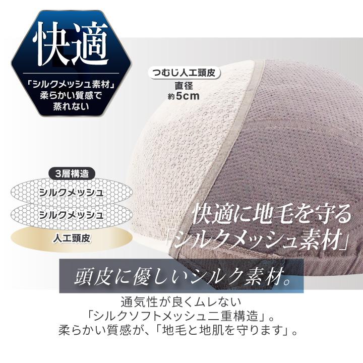 TefuRe（テフリ） 【在庫限り】ウィッグ メンズ 人毛 医療用ウィッグ