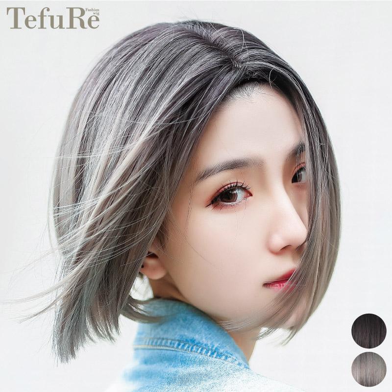 TefuRe ウィッグ ショート ショートボブ かつら ボブ フル TefuRe ウィッグ ショート ショートボブ かつら ボブ フル