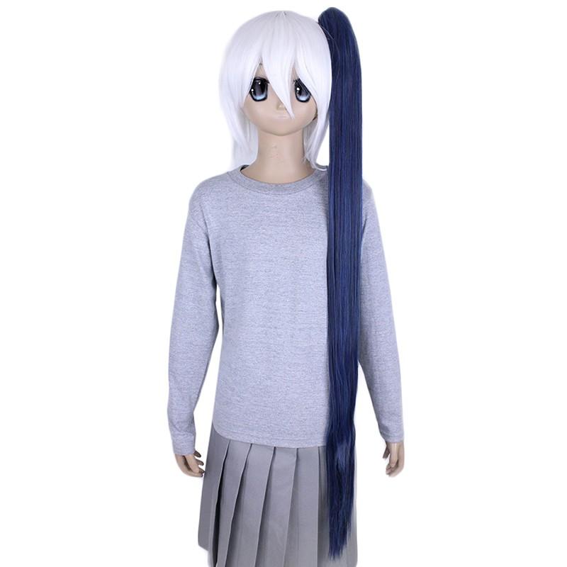 ハロウィン コスプレ ウィッグ ポニーテール ストレート ロング ツインテール ウイッグ つけ毛 毛束 富士達 バンス ネイビーブルー Ow 038 Vance100 Ow 038 ウィッグ コスプレ 仮装の富士達 通販 Yahoo ショッピング