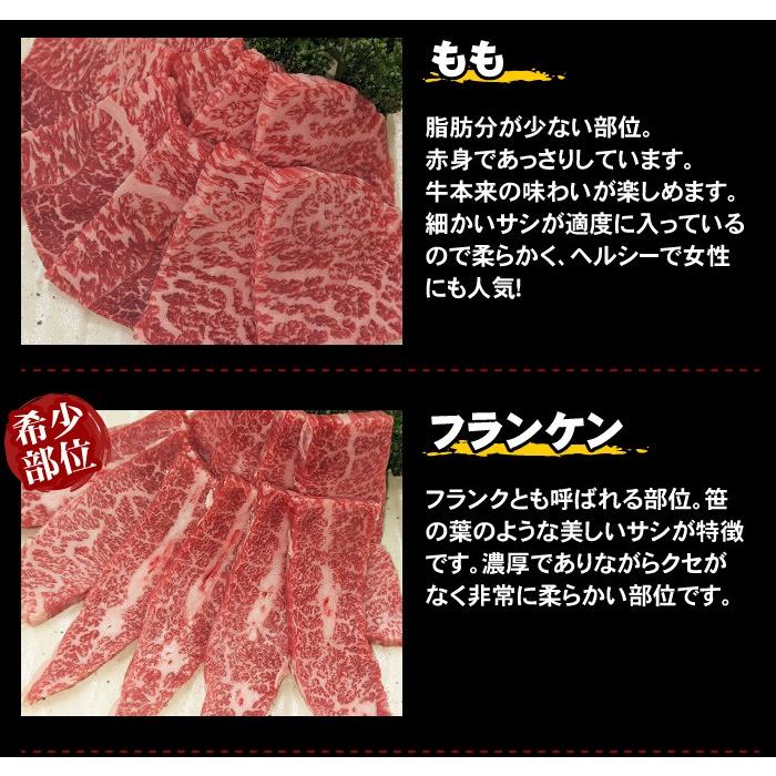 焼肉 食べ比べ 最高級 黒毛和牛 店長厳選 おまかせ焼肉セット 400g 5種類入り バーベキュー 肉 セット 福袋 BBQ｜fujiwara11298｜04