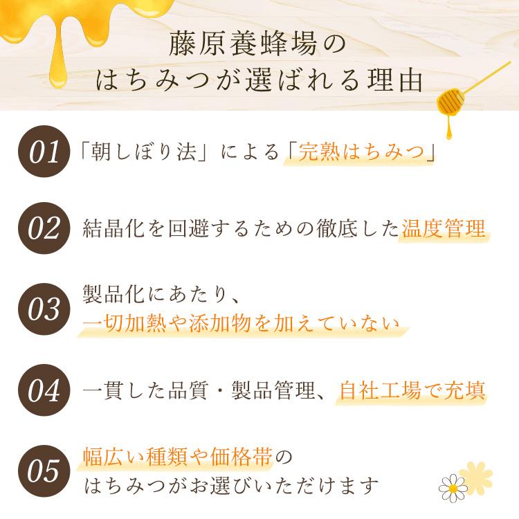 はちみつ　栃（とち）と百花蜜　国産と外国ハチミツのブレンド　匠ブレンド蜂蜜　300g　ガラス瓶入り　創業百二十余年老舗藤原養蜂場　｜fujiwarayohojo｜05