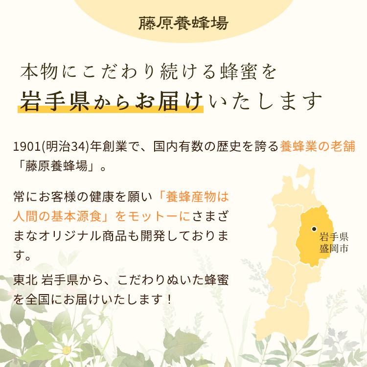 国産はちみつ　日本ミツバチのハチミツ　藤原養蜂場の日本在来種みつばちの蜂蜜　たれ蜜　300g　ガラス瓶入り　創業百二十余年老舗藤原養蜂場｜fujiwarayohojo｜05