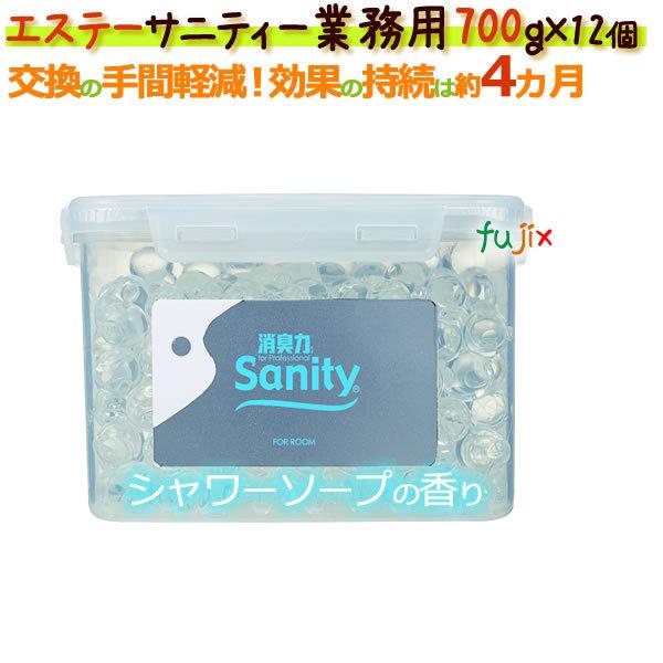 【廃番】サニティ―業務用700ｇ シャワーソープの香り 室内用 12個/ケース  エステー｜fujix-sizai