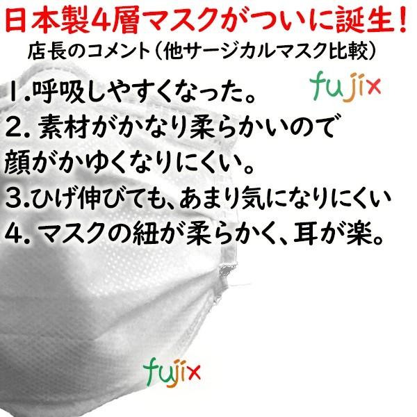 サージカルプリーツマスク 小さめ　ホワイト 50枚×1小箱【業務用】ユニ・チャーム　サージカルマスク 医療用 日本製 不織布マスク SPD｜fujix-sizai｜04