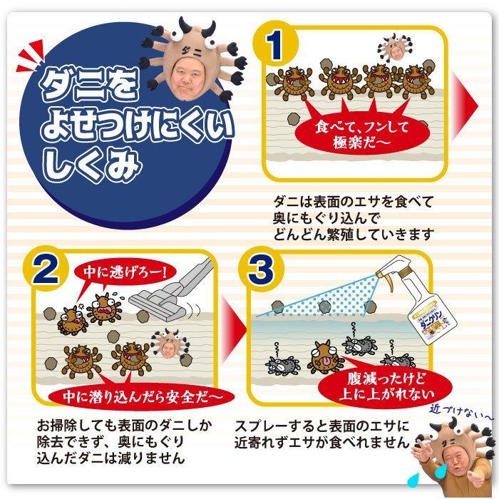 ダニ ハウスダスト 対策スプレー ダニクリン　Wケア 本体 250ｍL×24個／ケース 日本アトピー協会推薦品 防虫 駆除 忌避 退治 殺虫成分不使用 | UYEKI | 09