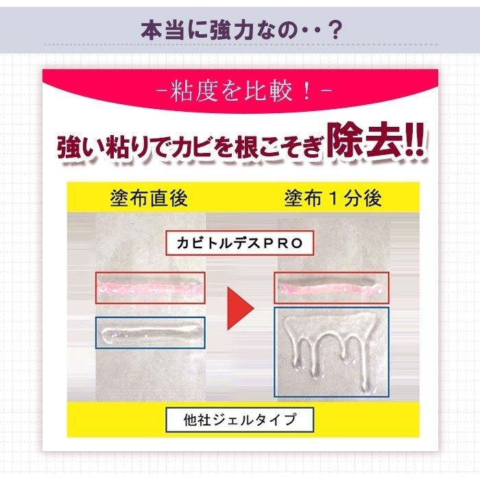 カビ取り剤 カビトルデスPRO 150g×48個／ケース 強力 ジェル状 低刺激 防カビ カビ 防止 風呂 タイル 掃除 爆買_7