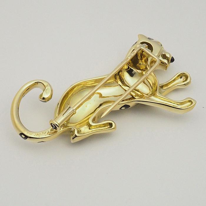 vintage Cartier Cドゥカルティエブローチ 750YG 富士屋◇ 値下げ品◇カルティエ Cartier パンテール ドゥ カルティエ
