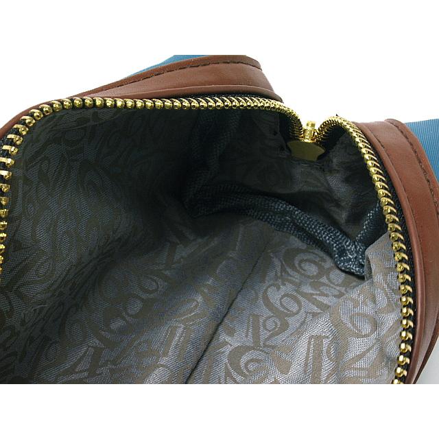 富士屋 ◇ フランクミュラー Franck Muller バイカラー ポーチ ブルー