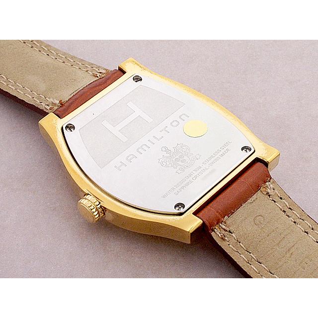 富士屋 ◆ 値下げ品◆ハミルトン HAMILTON ダットソン H274350 ホワイト×ゴールド 自動巻 デイト メンズ 腕時計｜fujiya78｜02