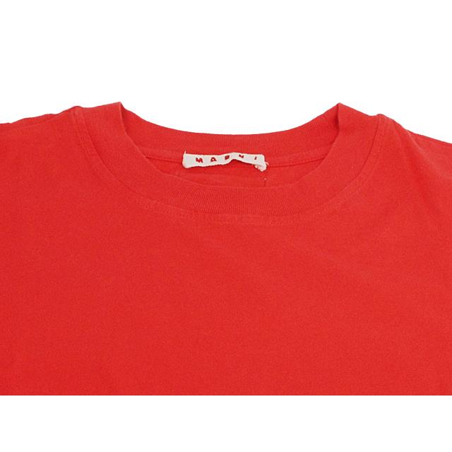 富士屋 ◇ マルニ MARNI ロゴプリント Tシャツ THJET49EP1 レッド 