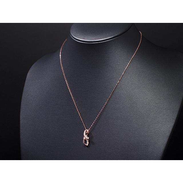 富士屋 ◇ ダイヤモンド/0.51ct K18PG ピンクゴールド ネックレス  